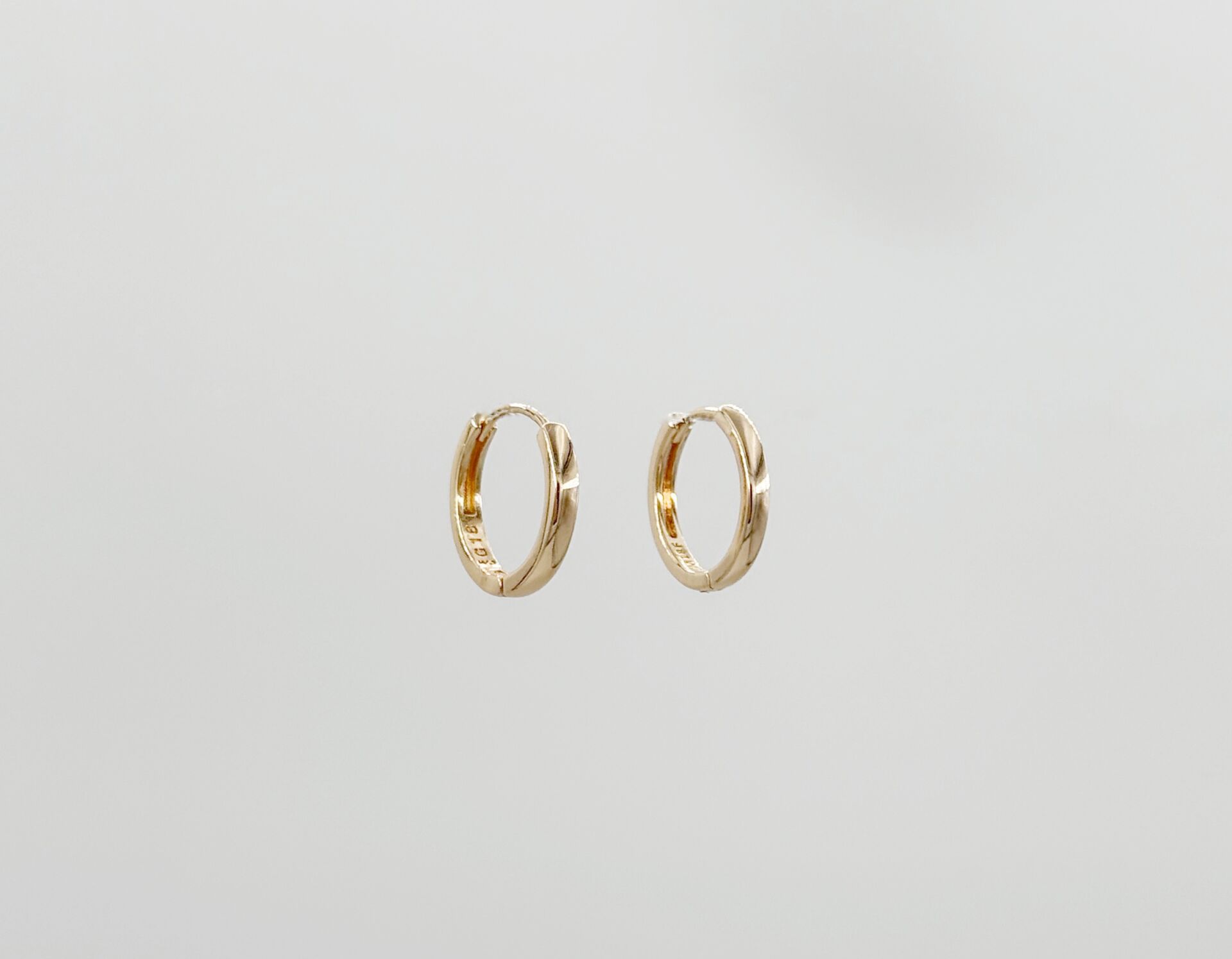 18K Rose Gold Plated Mini Hoop Küpe