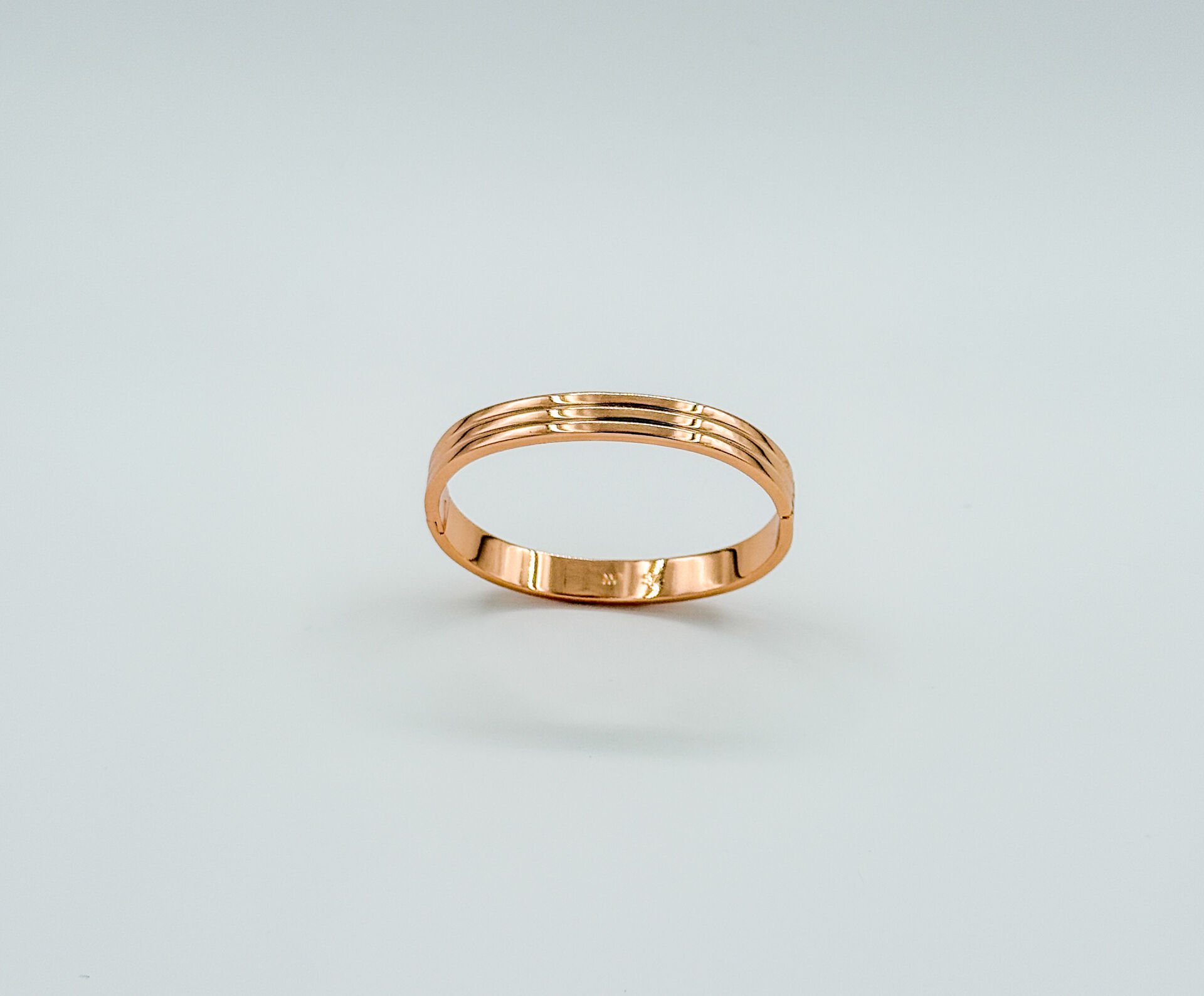 18K Rose Gold Plated Dizilim Kelepçe