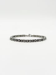 Etnik Stil Çelik Erkek Kral Zincir Bileklik