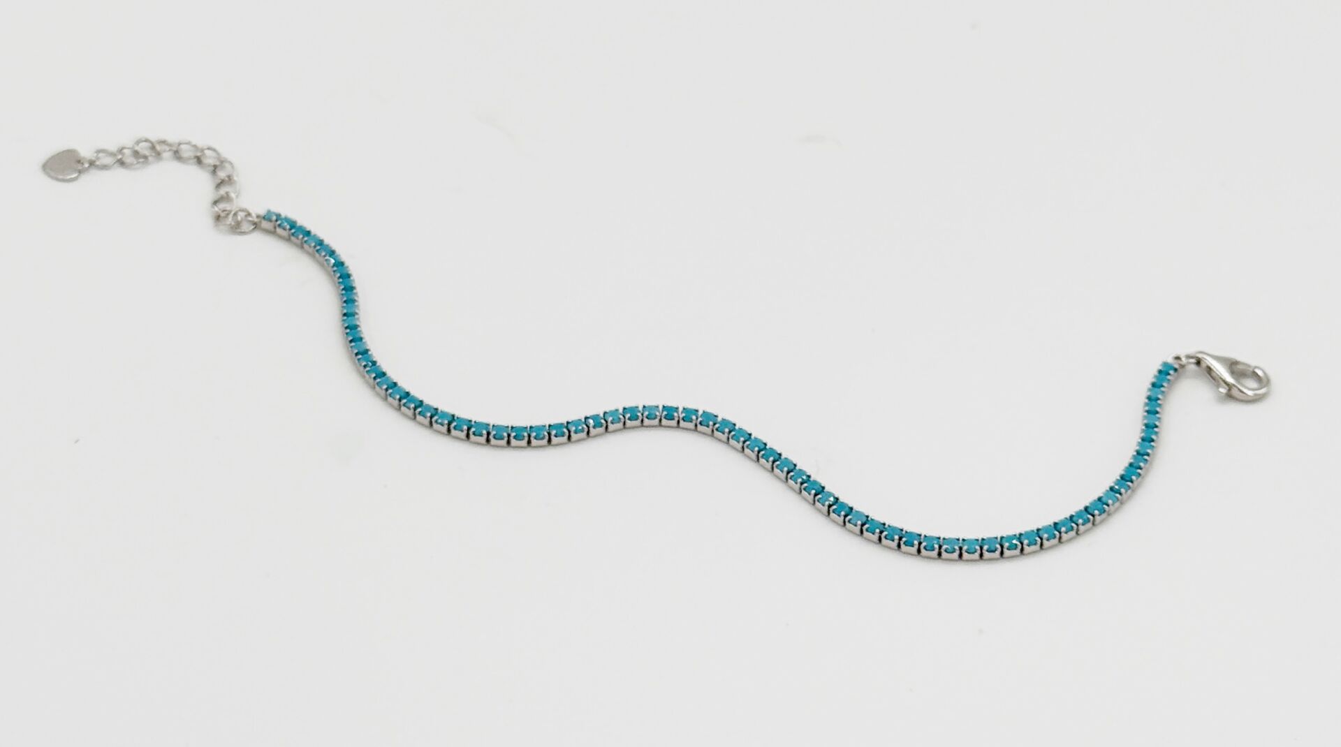 925 GÜMÜŞ MAVİ SU YOLU BİLEKLİK