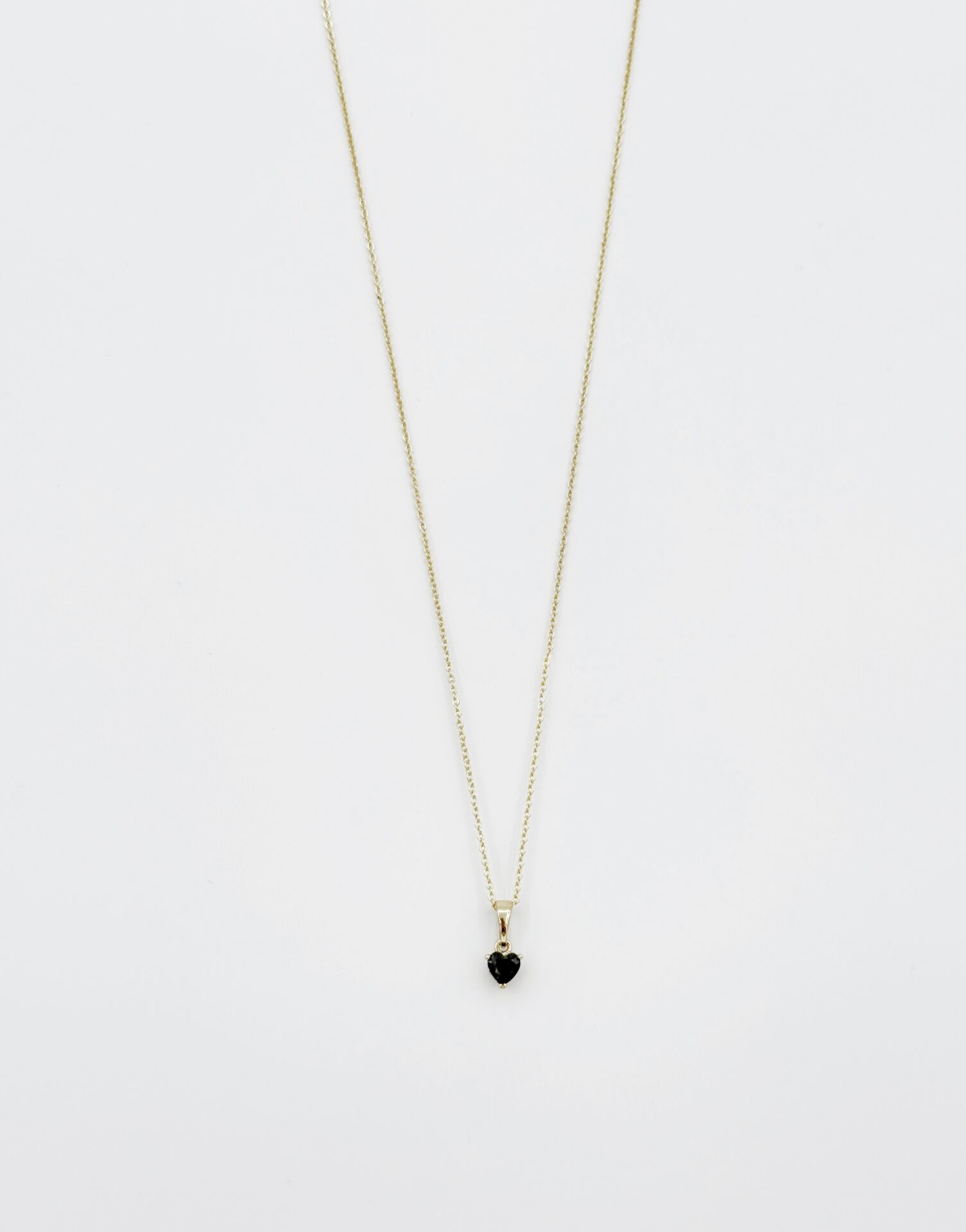 14K Gold Plated Black Love Kolye