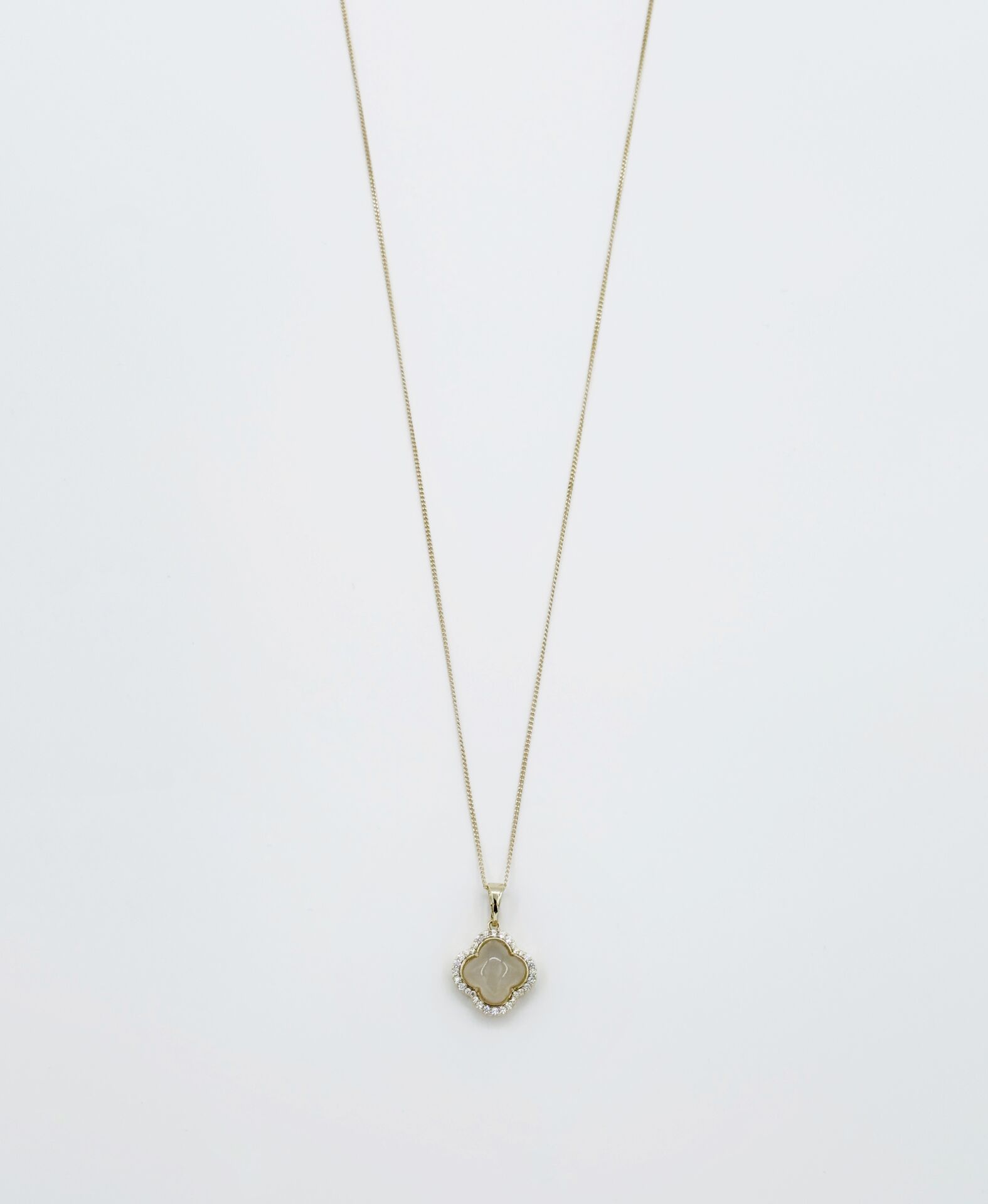 14K Gold Plated Jelly Clover Kolye