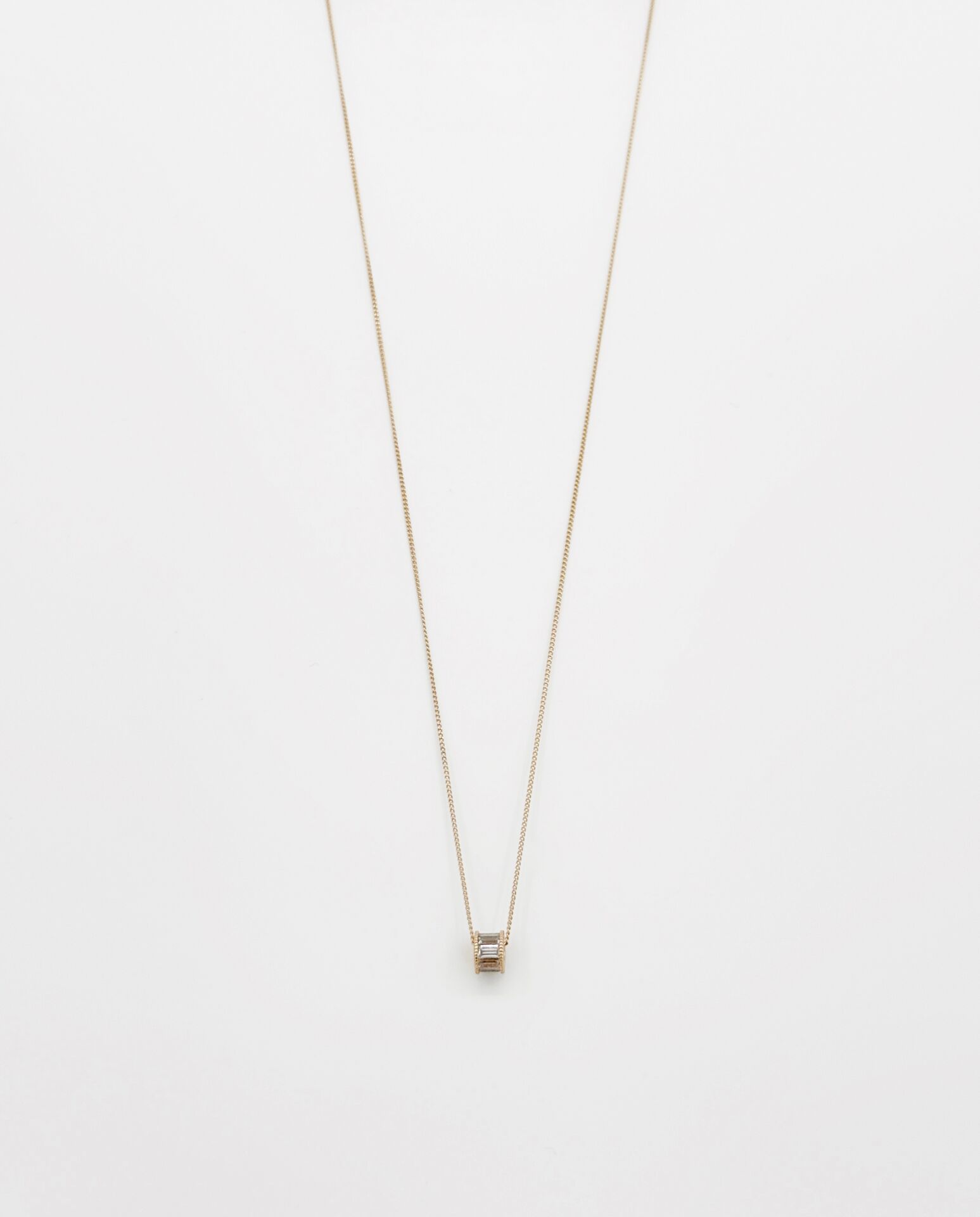 18K Rose Gold Plated Roller Kolye