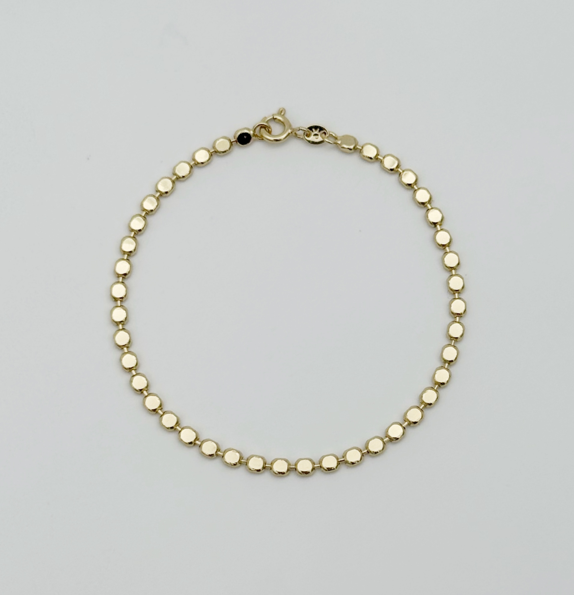 14K Gold Plated Pul Zincir Bileklik