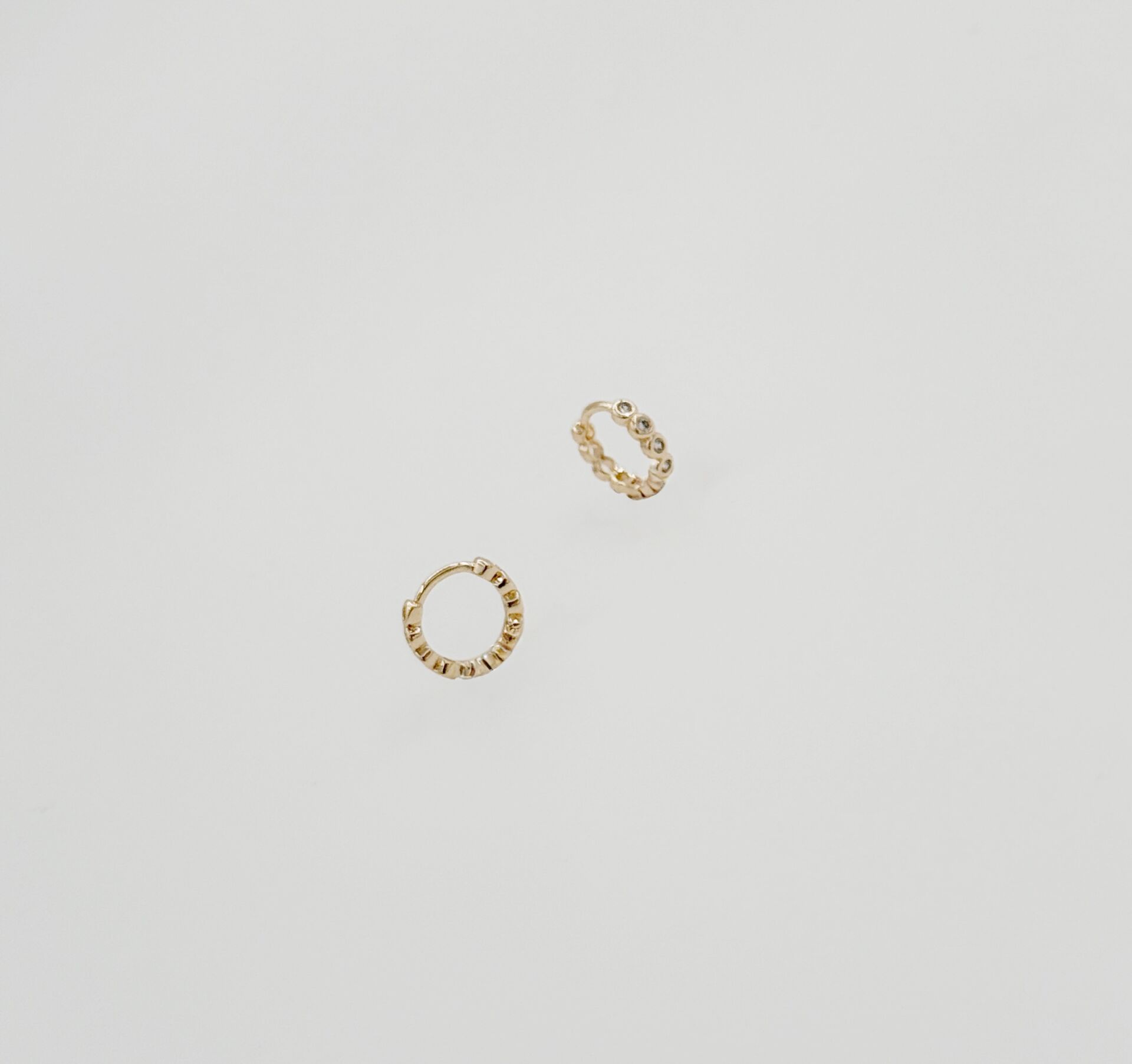 18K Rose Gold Plated Dream Hoop Küpe