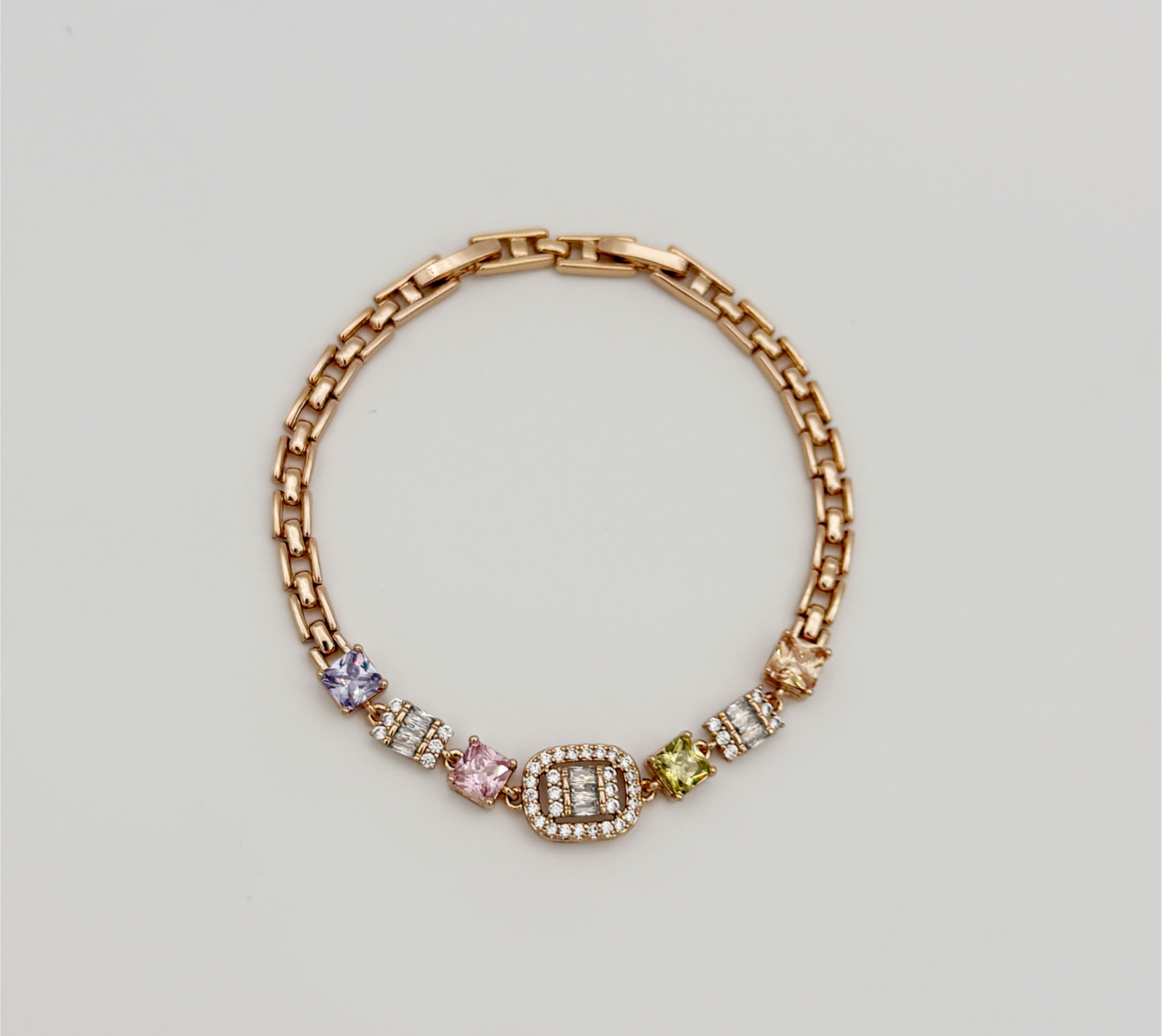 18K Rose Gold Plated Vina Bileklik