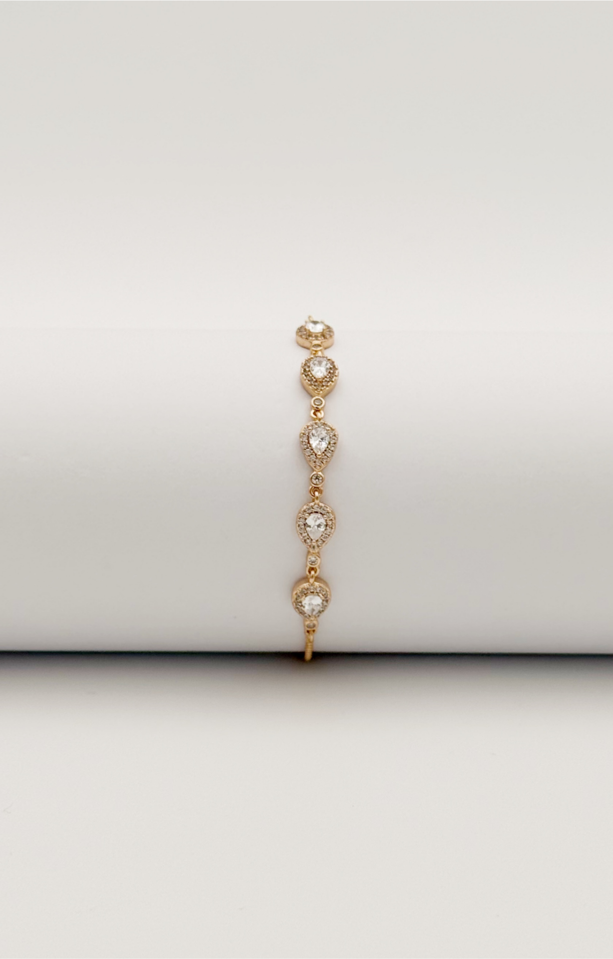 18K Rose Gold Plated Hexa Ayarlanabilir Bileklik