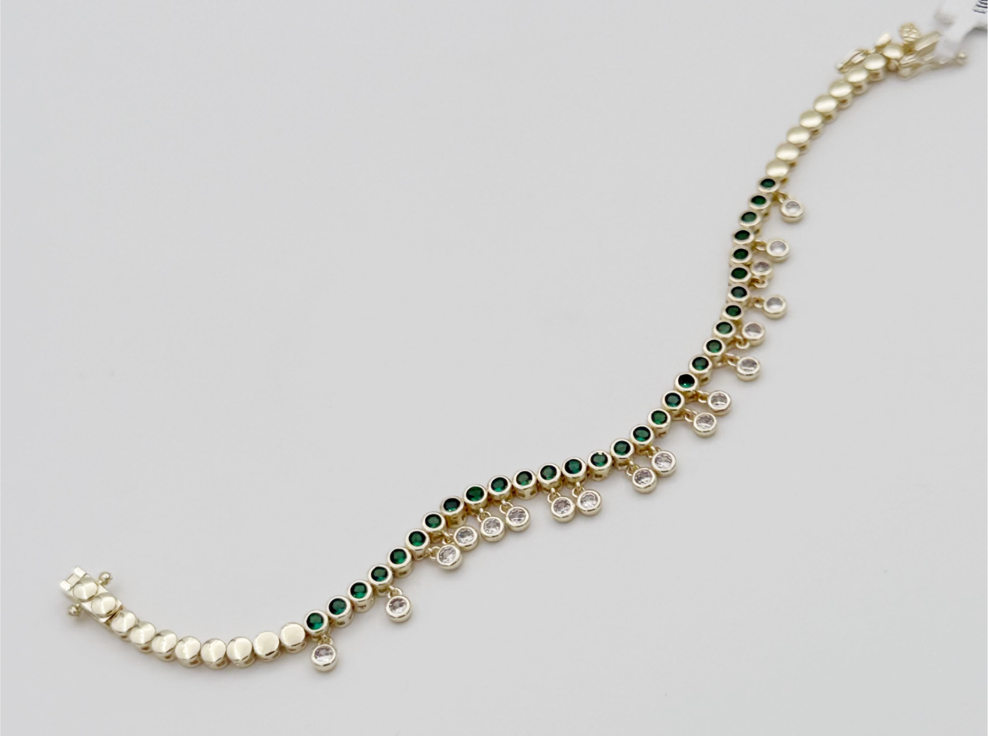 14K Gold Plated Grassy Nocture Bileklik