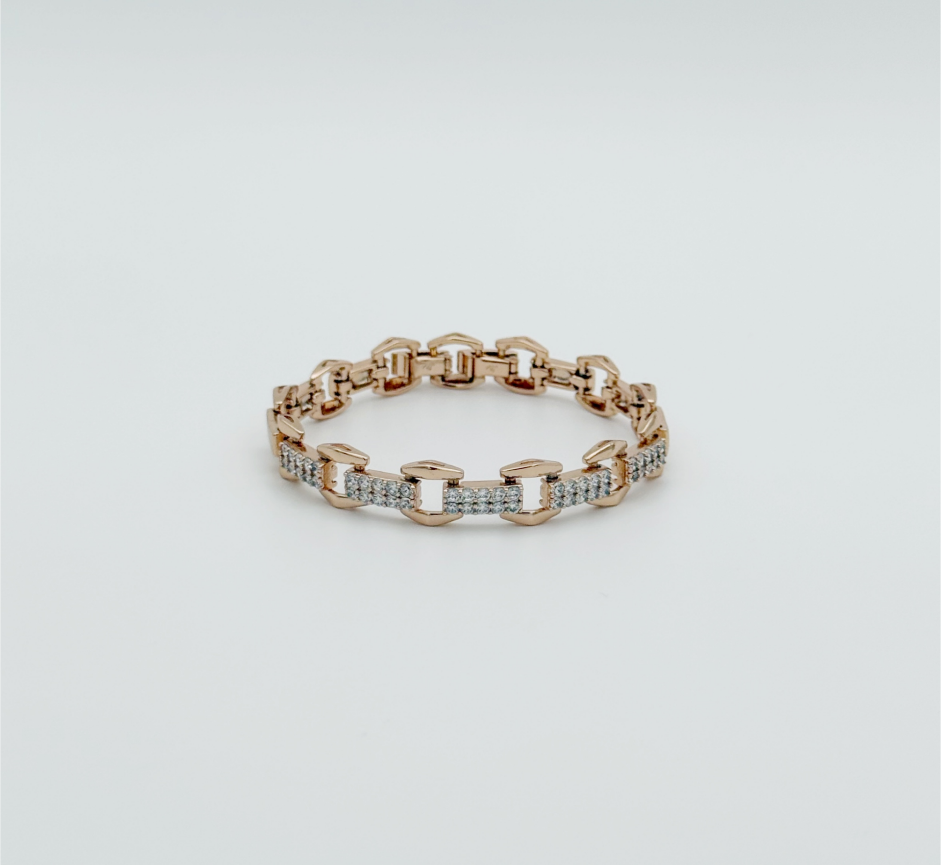 18K Rose Gold Plated İkonik Tasarım Bileklik