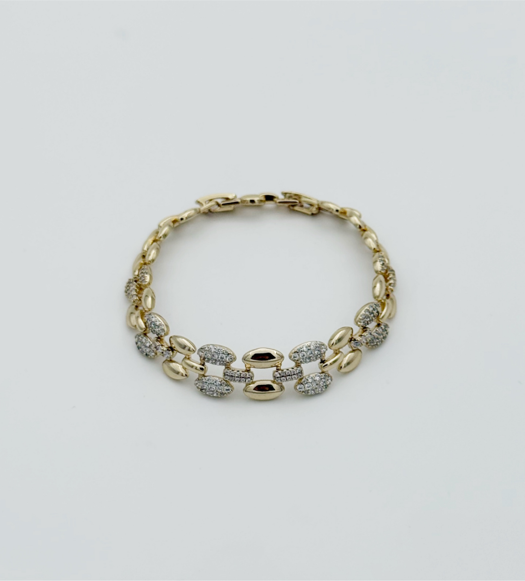 14K Gold Plated Louren Bileklik