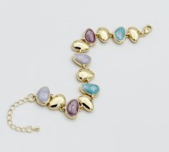 14K Gold Plated Burano Bileklik