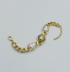 14K Gold Plated Cornhill Bileklik