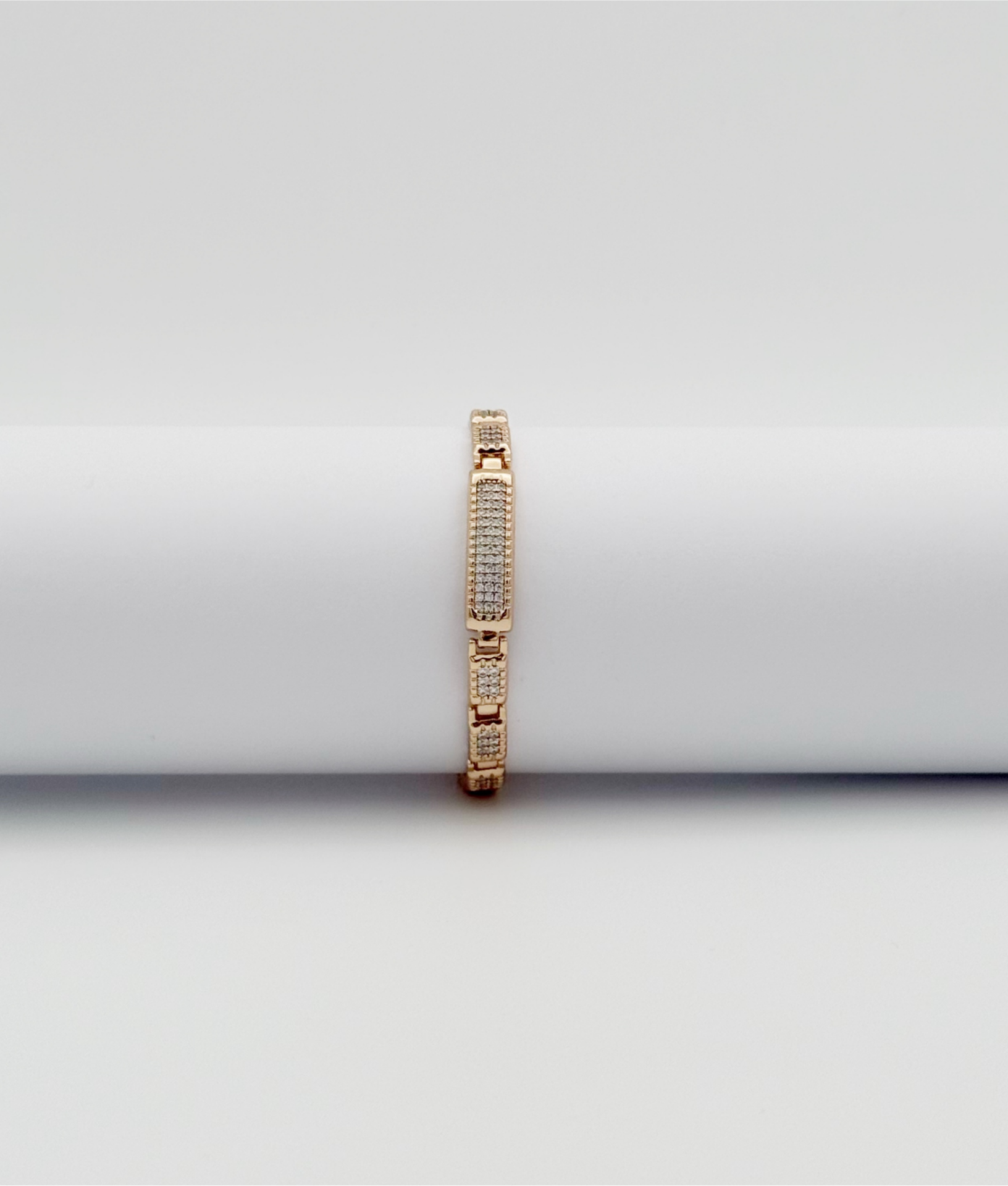 18K Rose Gold Plated Künye Model Bileklik