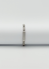 White Gold Plated Künye Model Bileklik