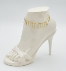 14K Gold Plated İtalyan Çubuk Halhal