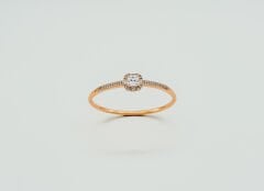 18K Rose Gold Plated Boss Baguette Kelepçe