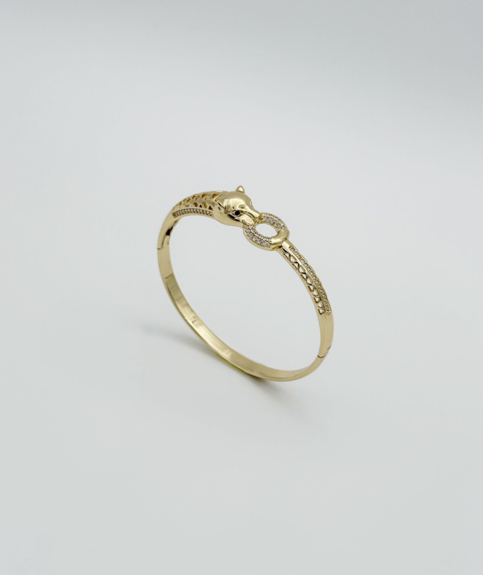 14K Gold Plated Tiger Kelepçe