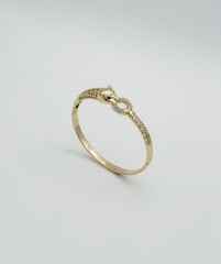 14K Gold Plated Tiger Kelepçe