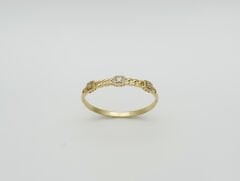 14K Gold Plated Chain Beam Kelepçe