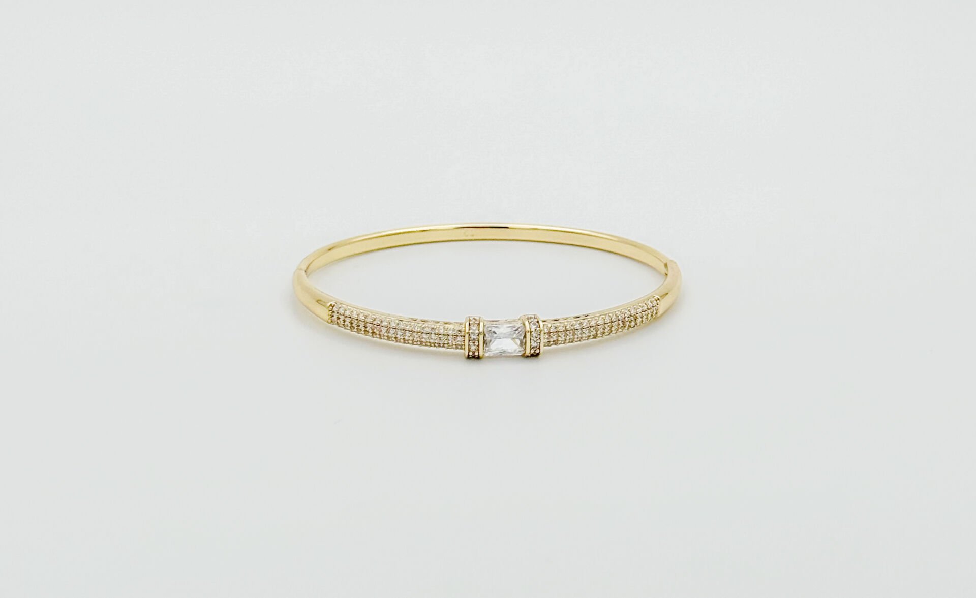 14K Gold Plated Mini Baget  Kelepçe