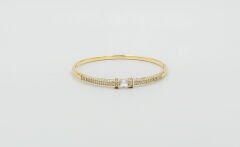 14K Gold Plated Mini Baget  Kelepçe