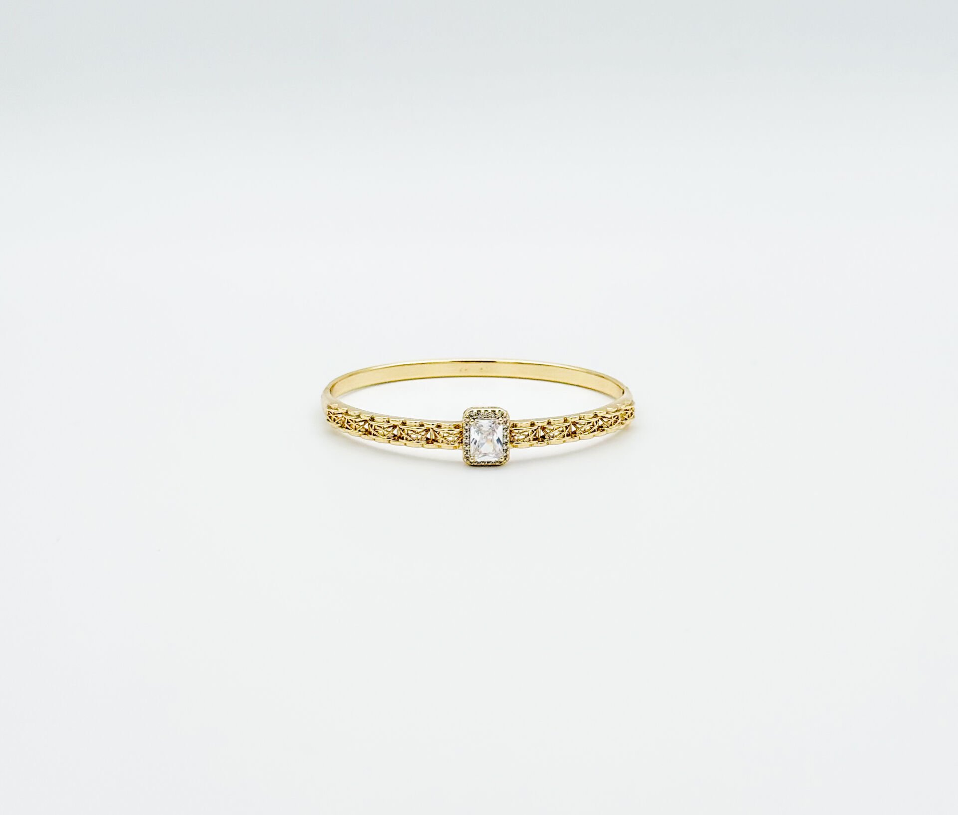 14K Gold Plated Boss Baguette Kelepçe