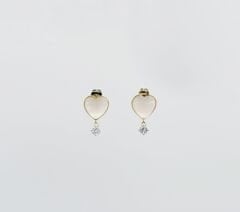 14K Gold Plated Magic Love Drop Küpe