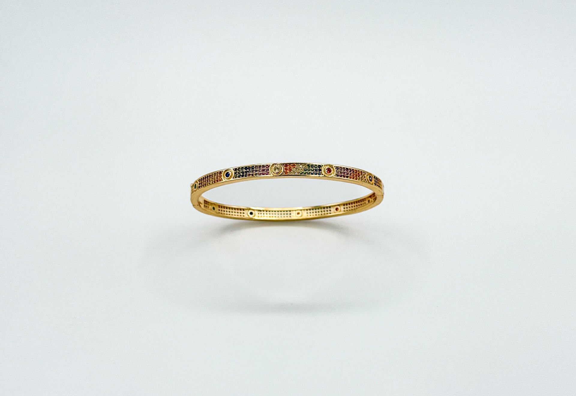 14K Gold Plated Rainbow Kelepçe