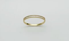 14K Gold Plated Linear Luxe Kelepçe