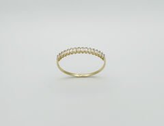 14K Gold Plated İnfinite Baget Kelepçe