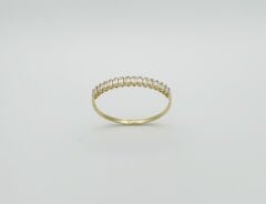 14K Gold Plated İnfinite Baget Kelepçe