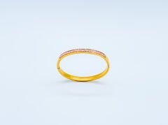 22K Gold Plated Pink Road Kelepçe