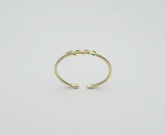 14K Gold Plated Blend Snake Kelepçe