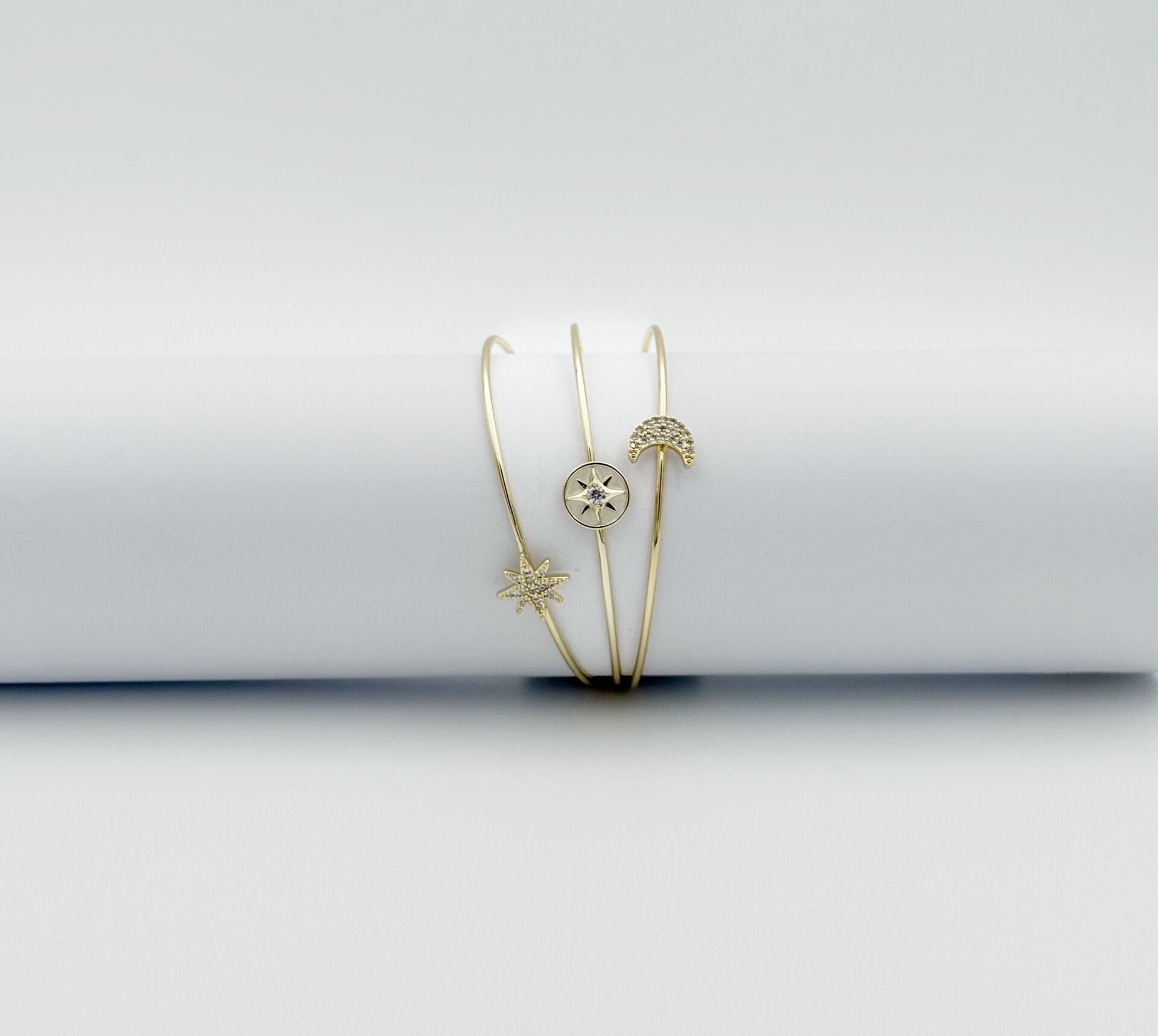 14K Gold Plated Luna Sirius Kelepçe