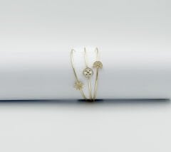 14K Gold Plated Luna Sirius Kelepçe