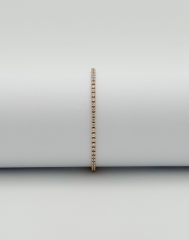 18K Rose Gold Plated Mini Su Yolu Bileklik