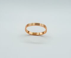 18K Rose Gold Plated Dizilim Kelepçe