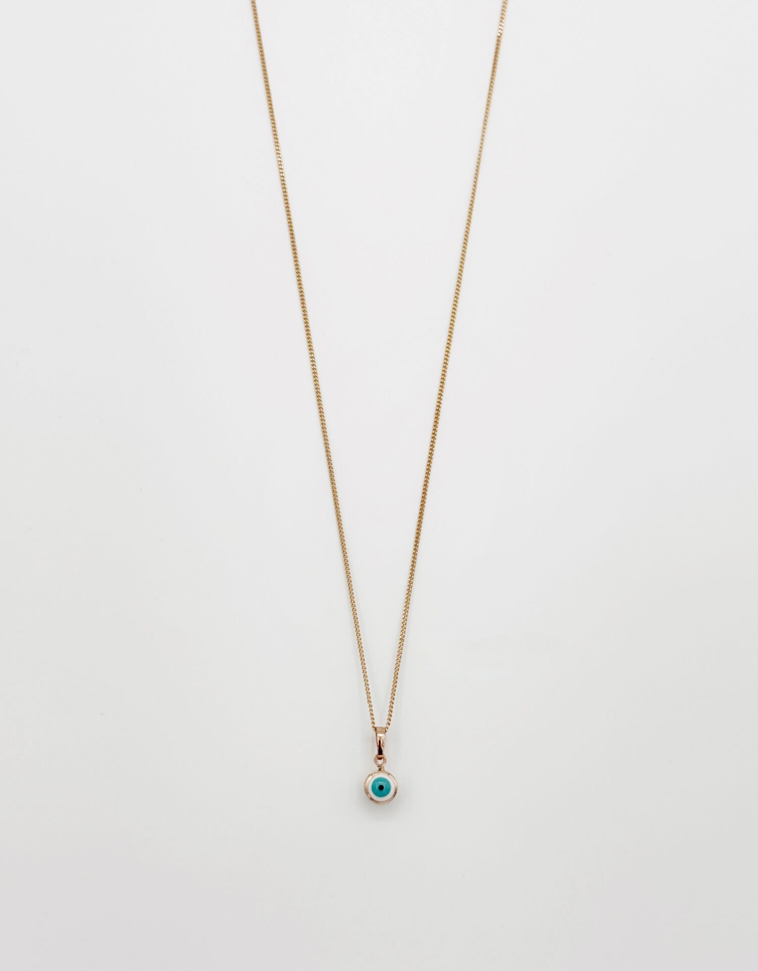 18K Rose Gold Plated Mini Nazar Kolye