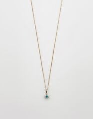 18K Rose Gold Plated Mini Nazar Kolye