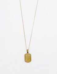 14K Gold Plated Ayet Kolye