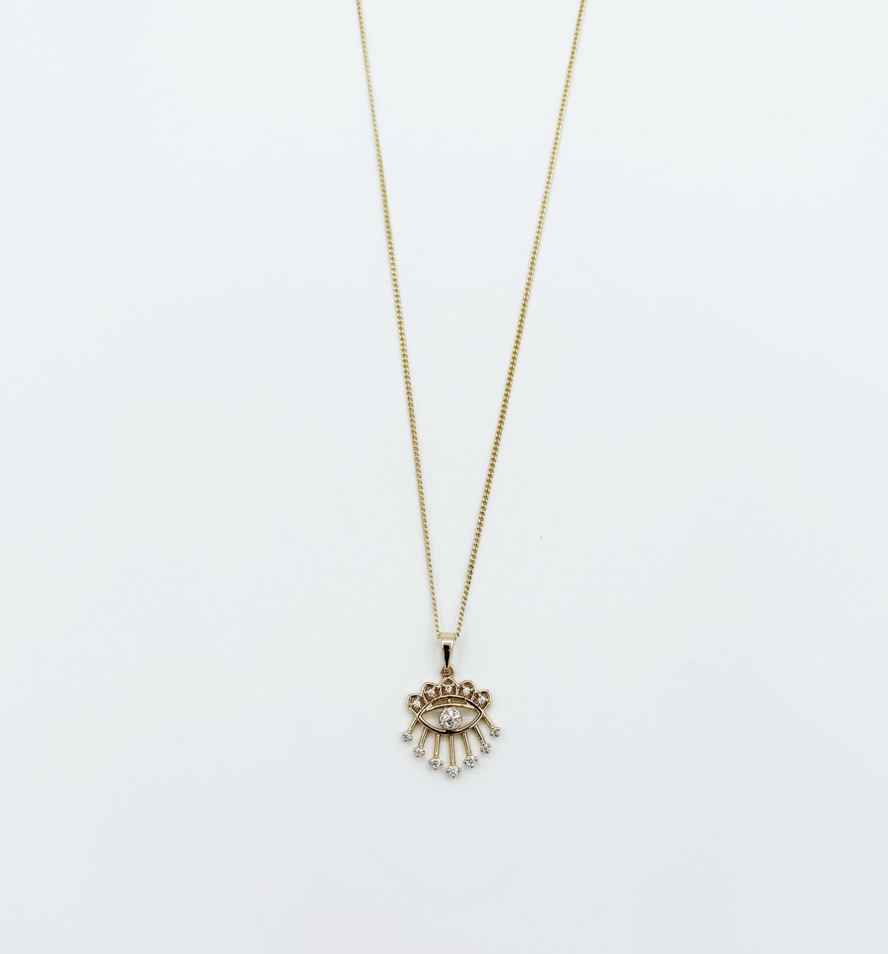 14K Gold Plated Prime Eye Kolye