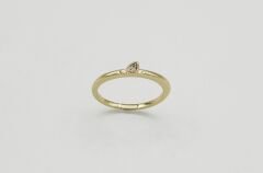 14K Gold Plated Mini Baisse Yüzük