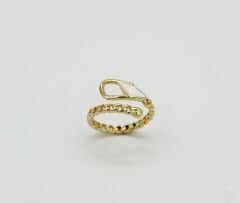 14K Gold Plated White Beld Yüzük