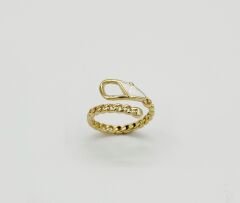 14K Gold Plated White Beld Yüzük