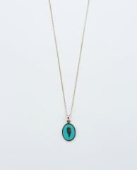 14K Gold Plated Firuze Kanat Kolye