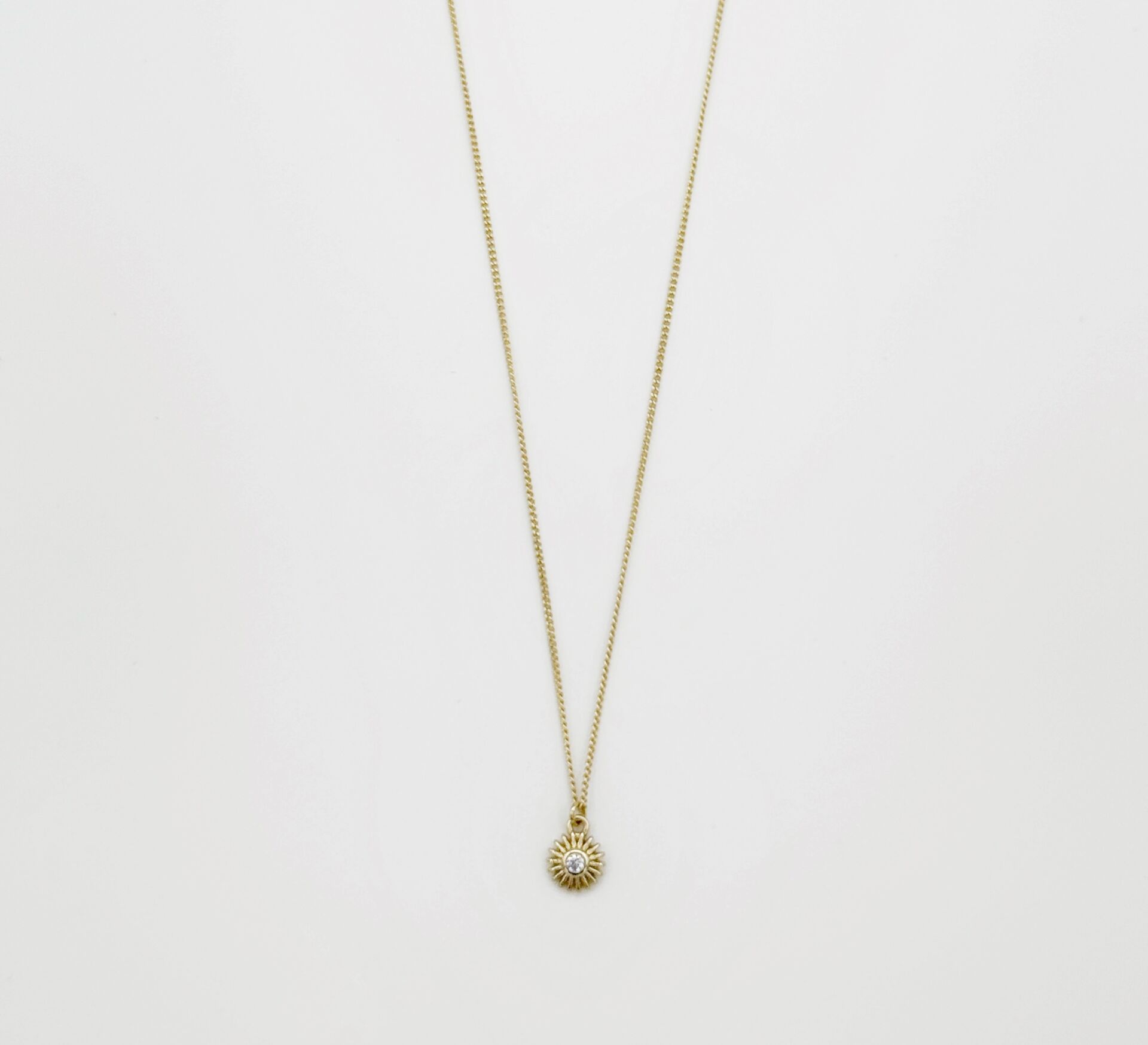 14K Gold Plated Sunshine Kolye