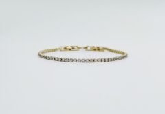 14K Gold Plated Mini Su Yolu Bileklik