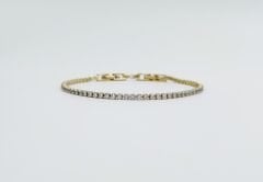 14K Gold Plated Mini Su Yolu Bileklik