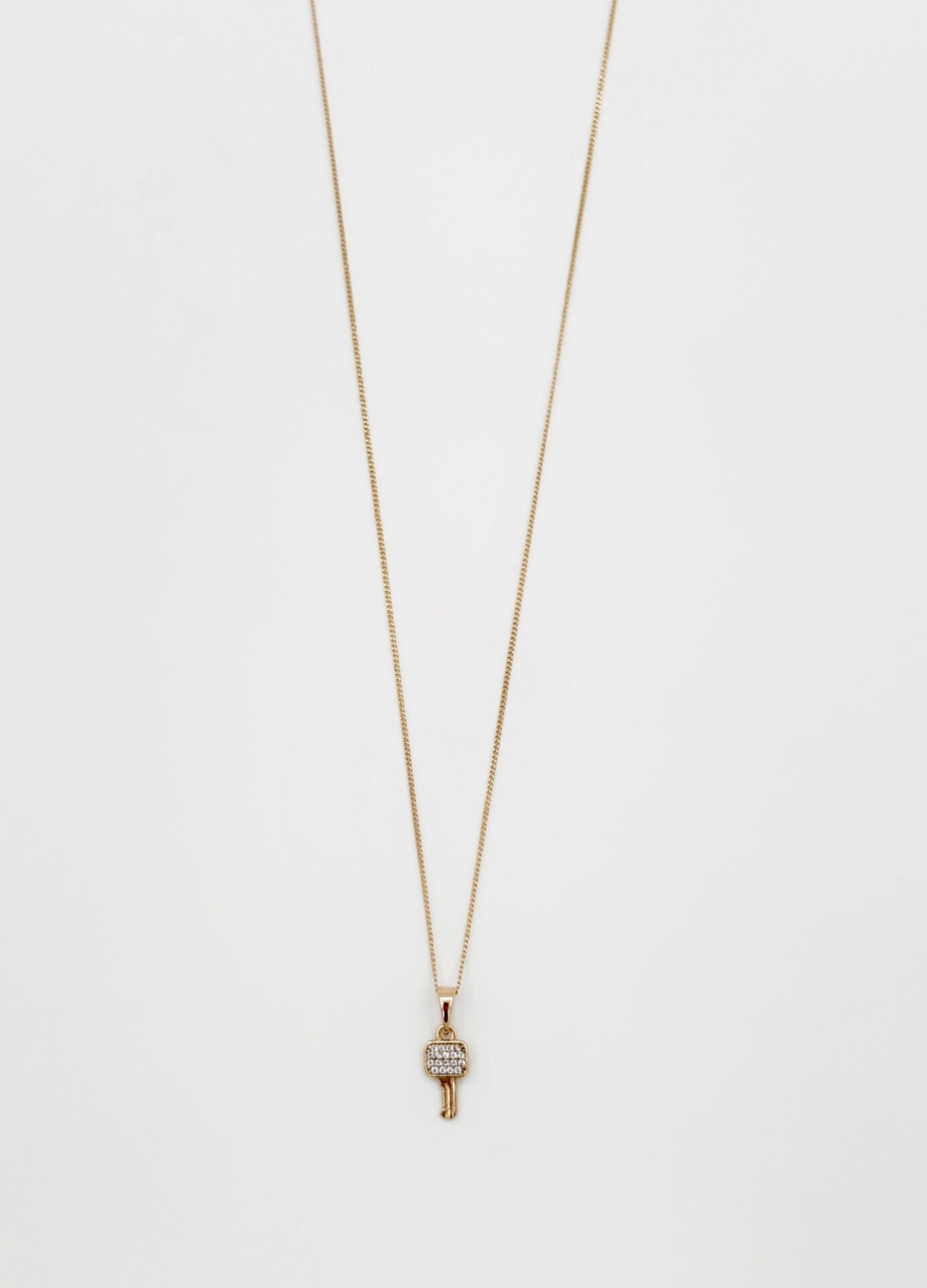 18K Rose Gold Plated Little Key Kolye