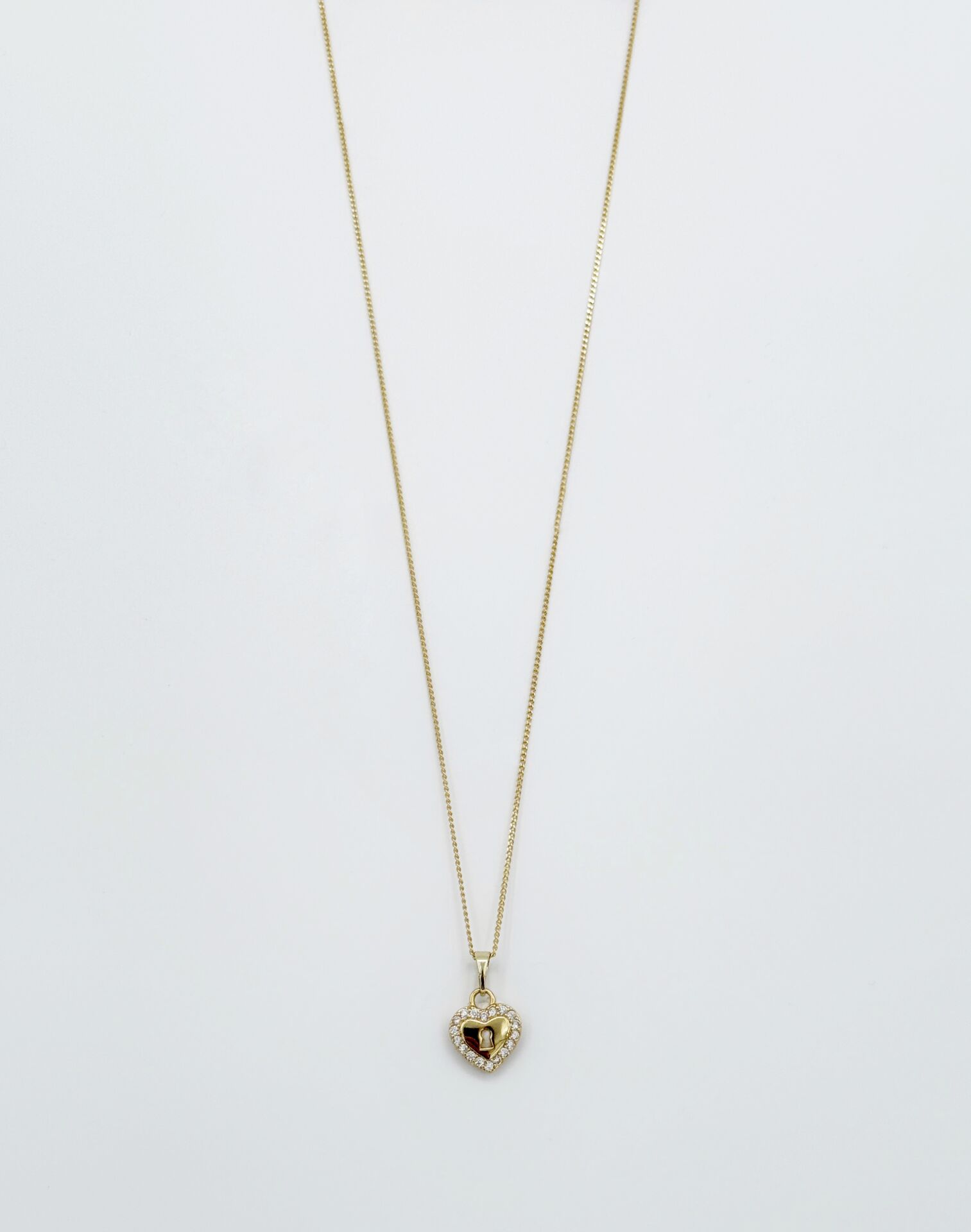 14K Gold Plated Kalbimin Anahtarı Kolye